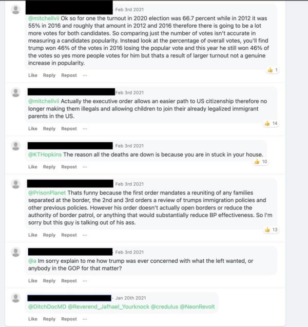 Screenshots from Gab posts allegedly made by Thomas Matthew Crooks, the would-be Trump assassin