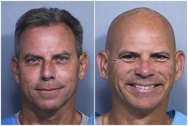 Booking photos of Erik and Lyle Menendez, two brothers recommended for resentencing by Los Angeles District Attorney George Gascón