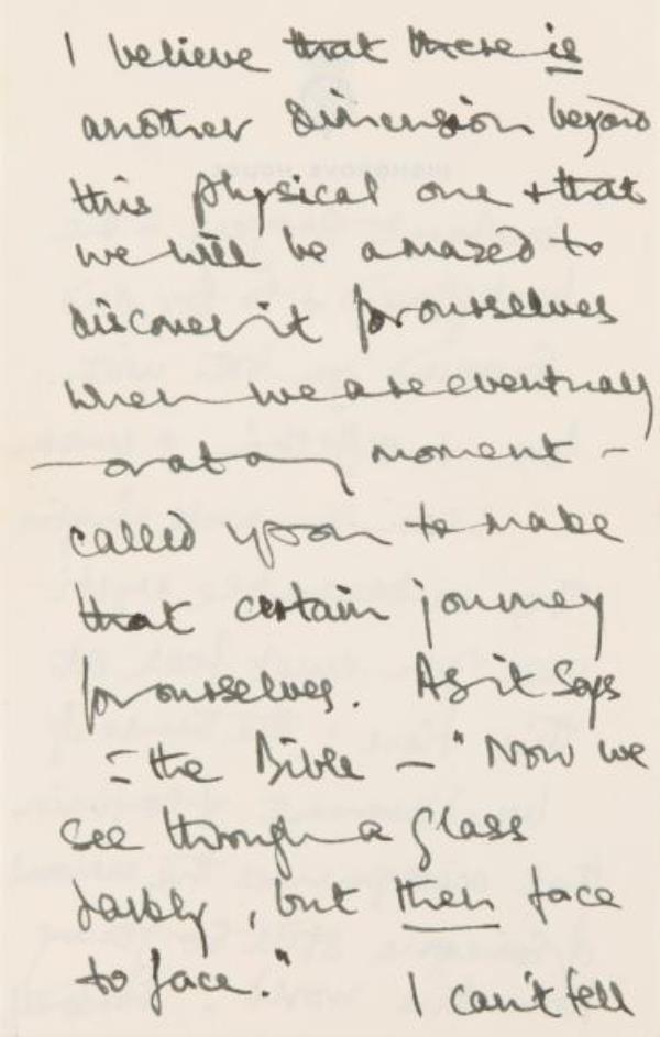 Charles' emotio<em></em>nal letter after Diana's death.