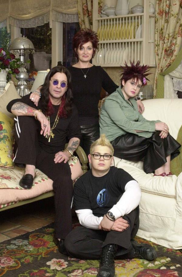 From left: Ozzy, Sharon, Jack and Kelly