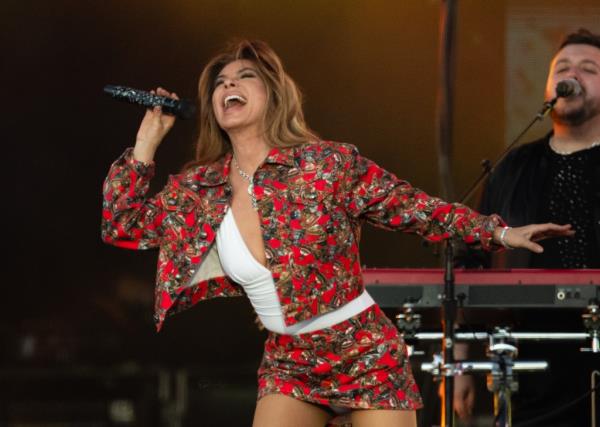 Shania Twain performs live at BST Hyde Park at Hyde Park on July 07, 2024 in London, England. 