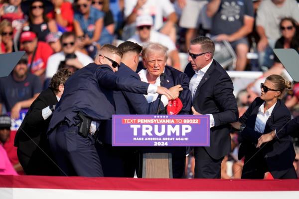 Do<em></em>nald Trump was grazed by a bullet during his July 13 rally in Butler, Penn..