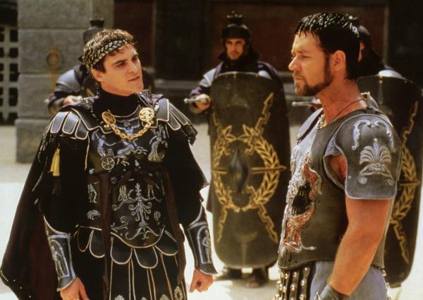 Russell Crowe and Joaquin Phoenix starred in the 2000 film 