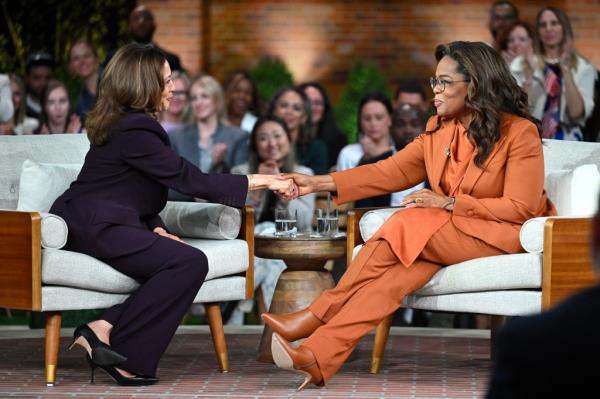 Oprah Winfrey and Kamala Harris