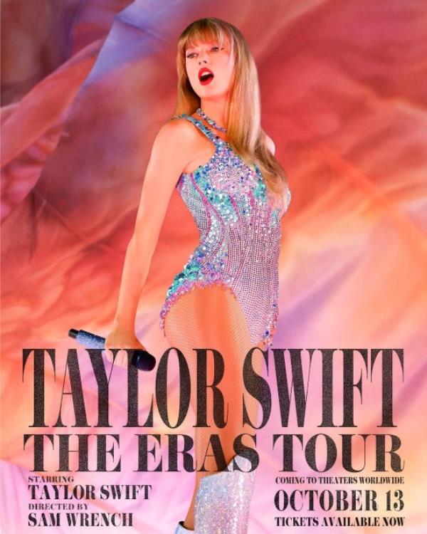 Taylor Swift Eras tour film poster