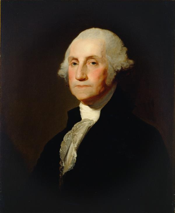 George Washington stepped down after two terms despite havin<em></em>g the ability to serve more.