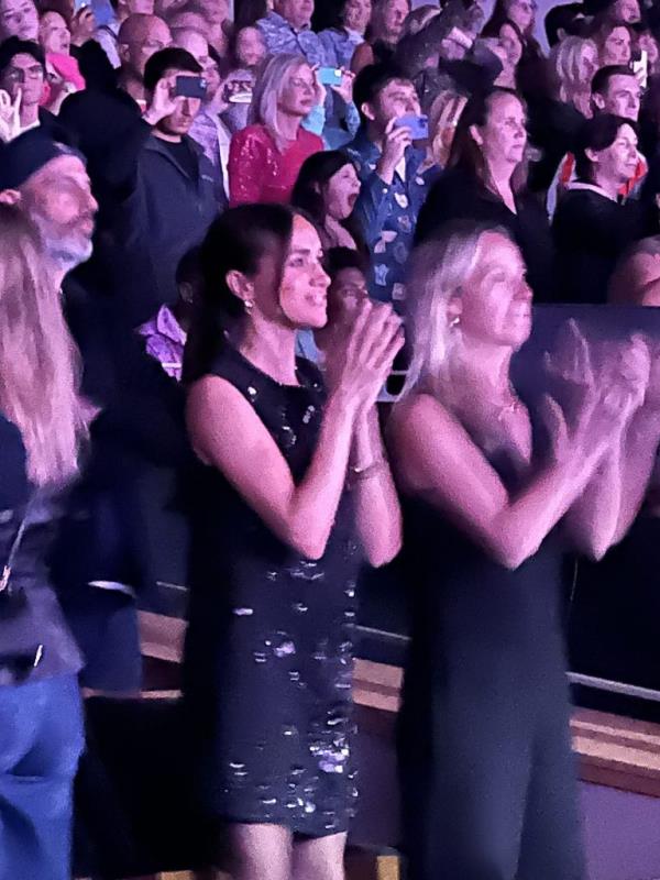 Meghan Markle, Prince Harry and Celine Dion enjoy the last night of Katy Perry in Las Vegas.