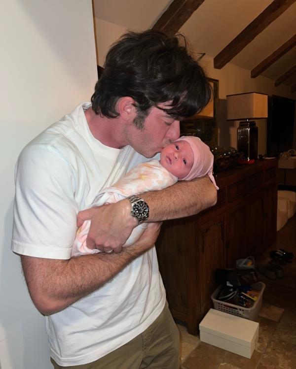 John Mulaney with daughter Mei