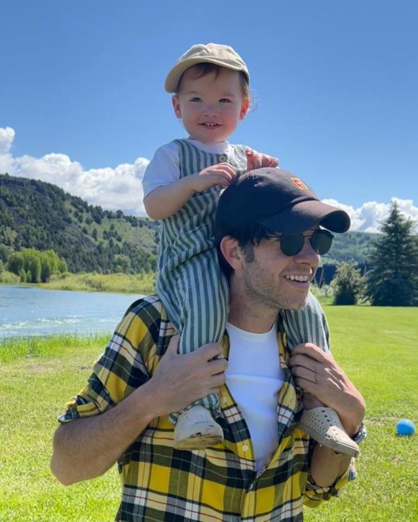 John Mulaney with son Malcolm