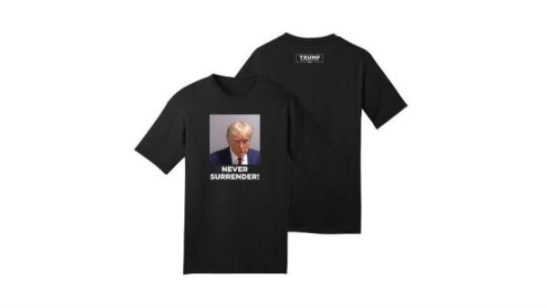 Do<em></em>nald Trump may have violated another law by selling his mugshot merchandise