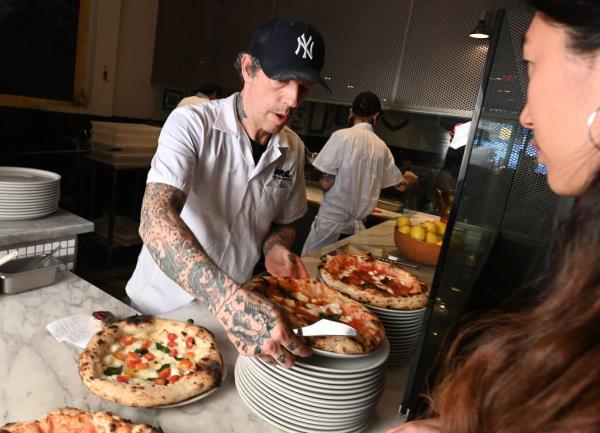 Owner Anthony Mangieri alone handles the dough.