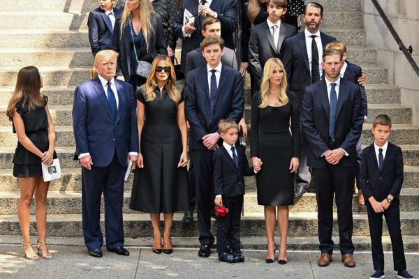 Kai Madison Trump, Do<em></em>nald Trump, Melania Trump, Barron Trump, Theodore Kushner, Ivanka Trump, Eric Trump, Joseph Kushner