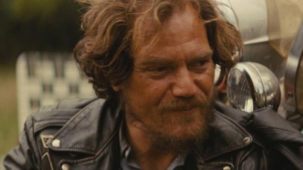 Michael Shannon as Zipco in 20th Century Studios' THE BIKERIDERS. Photo courtesy of 20th Century Studios.