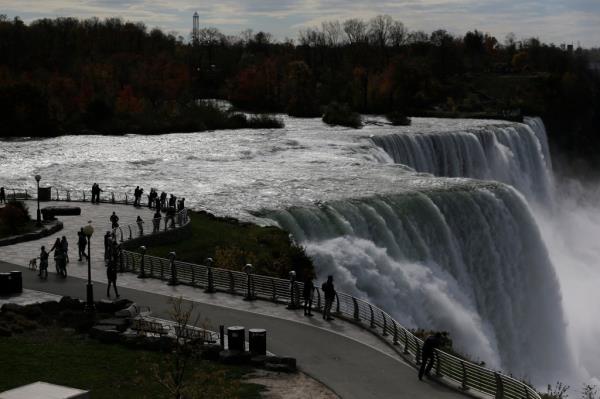 The Niagara Falls viewed in New York on Oct. 29, 2019.