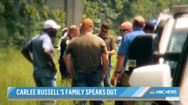 Russell called 911 and was talking with a family member as she stopped to check on the child when the line mysteriously went silent, according to Hoover police.