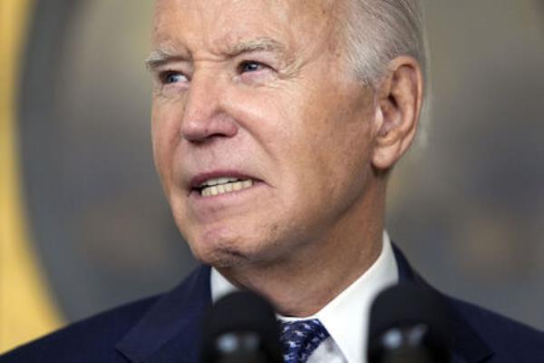 Biden told reporters at the White House on Thursday: 