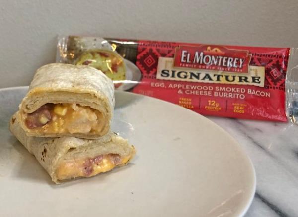 El Mo<em></em>nterey Signature Egg, Applewood Smoked Bacon & Cheese Burrito