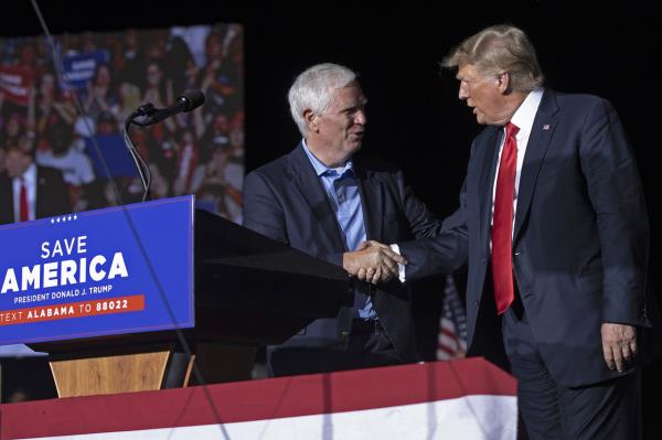 Former President Do<em></em>nald Trump Holds A Rally In Alabama