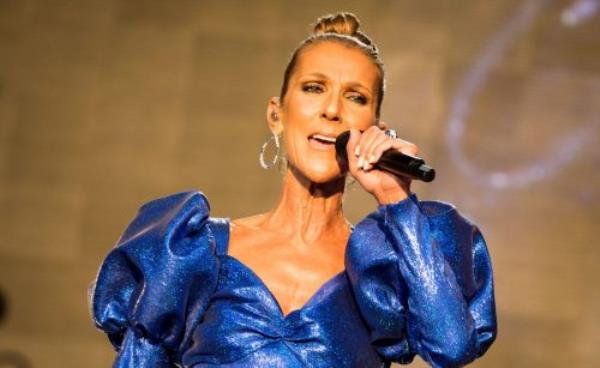 Celine Dion performing in Lo<em></em>ndon in 2019