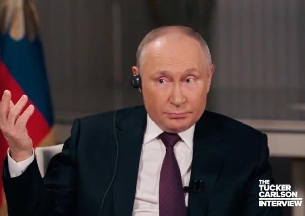 Putin, in rare US interview, says Russia has no interest in attacking Poland or Latvia